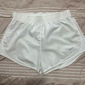 Nike Women's White Athletic Shorts